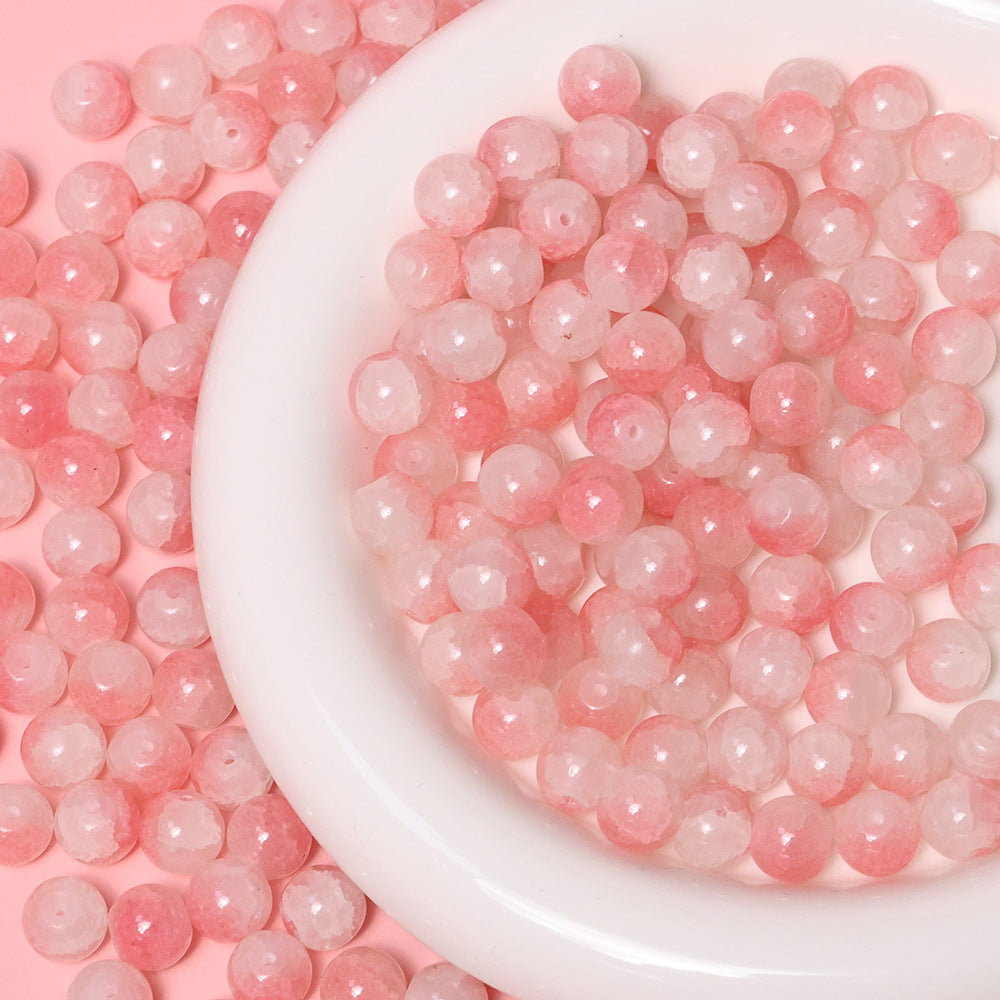 10mm Jade Fragment Glass Beads