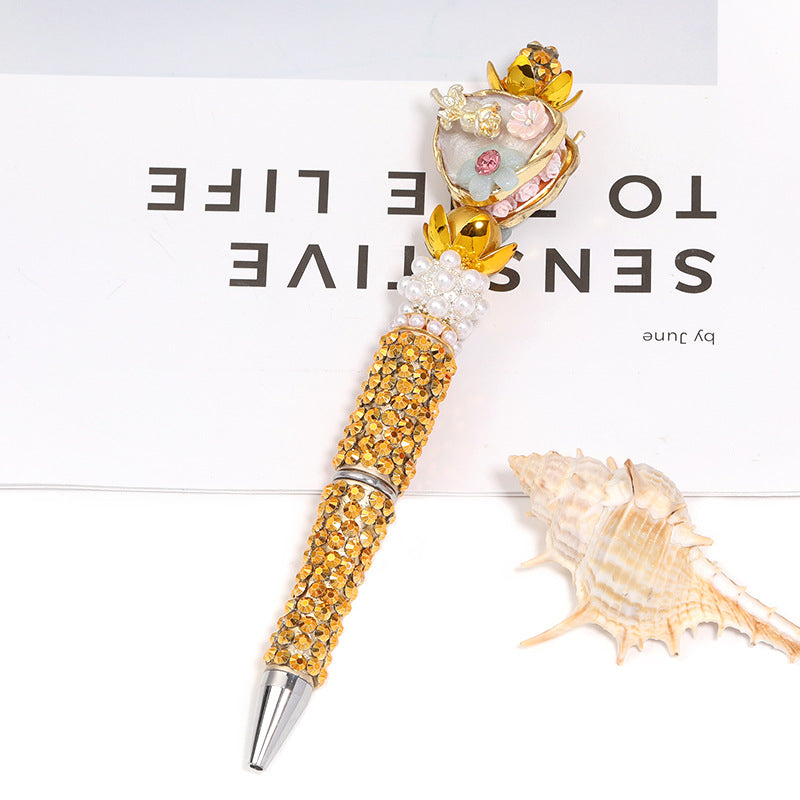 Imitation Pearl Light Luxury Creative Straight Hole Drill Ball