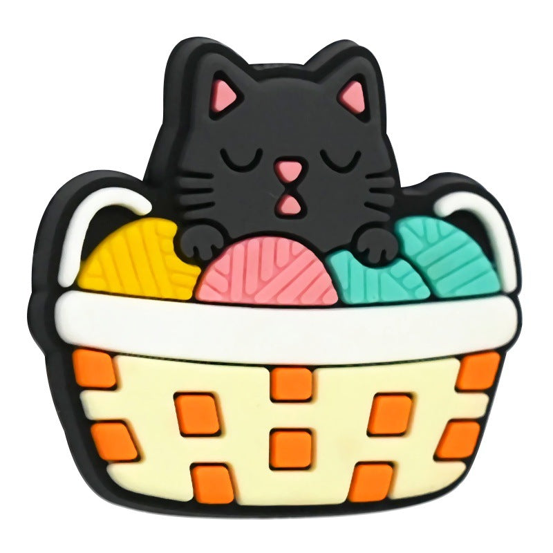 Kitten Shape Silicone Focus Beads