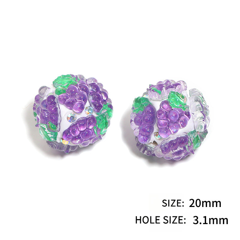 Fruit Beaded Fashion Heavy Craft Beads