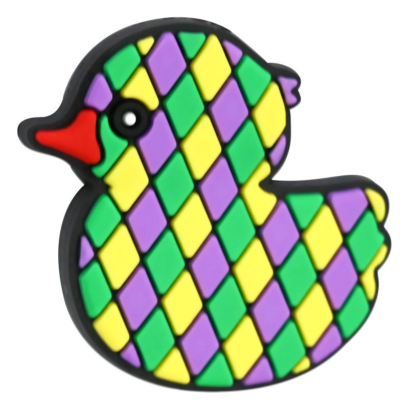 Cute Cartoon Duck Silicone Focus Beads