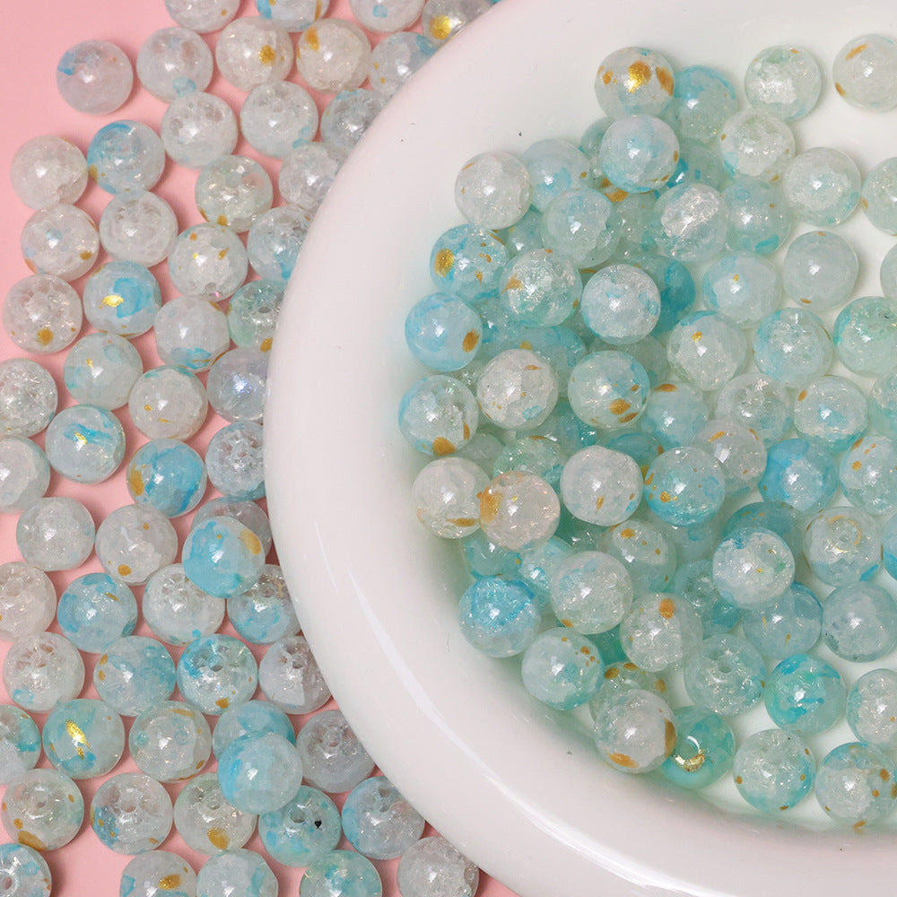 10mm Jade Fragment Glass Beads