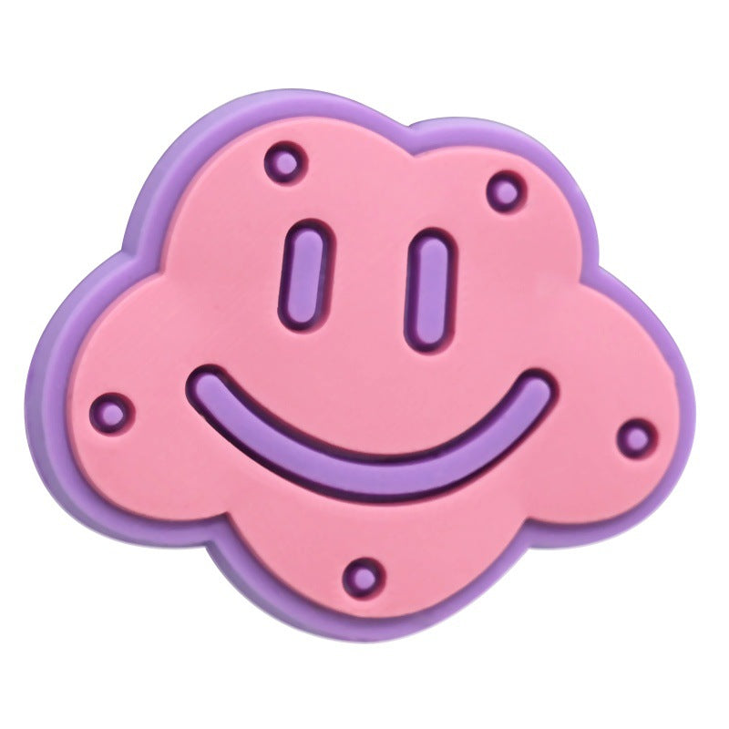 Cartoon Stars and Clouds Silicone Focus Beads