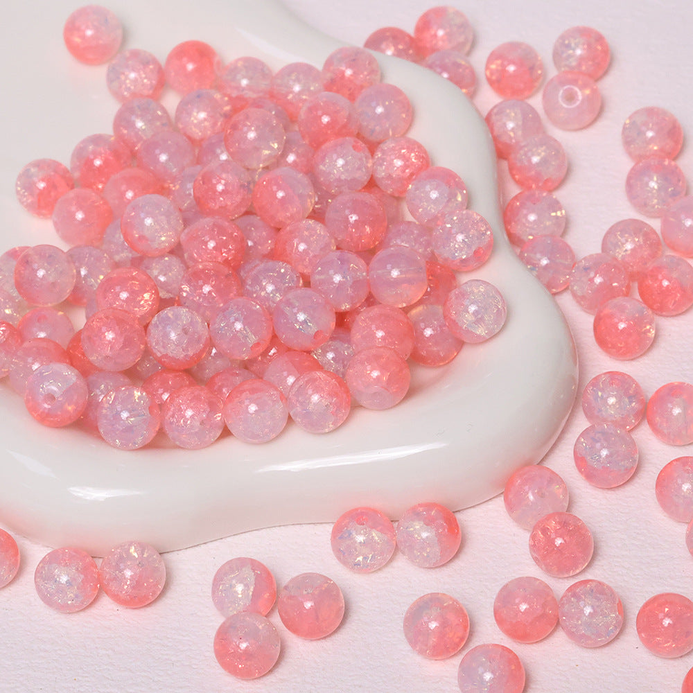 10mm Crackle Beads Jade Glass Beads