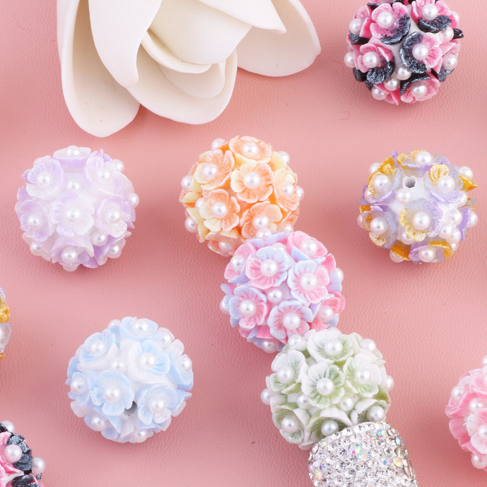 Luminous Five-Petal Flower Pearl Flower Heart Flower Ball