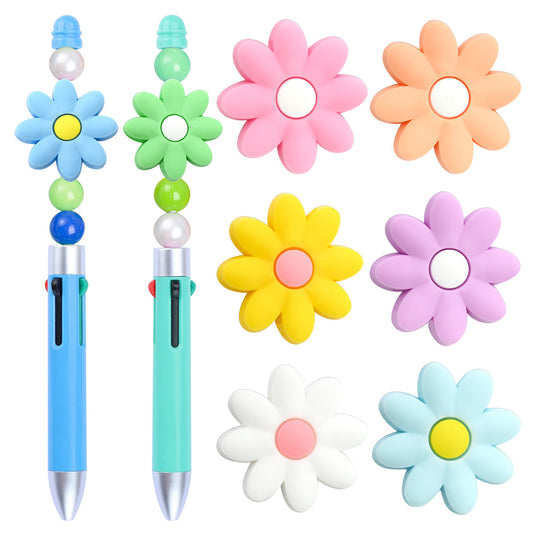 Flower Series Silicone Focal Beads