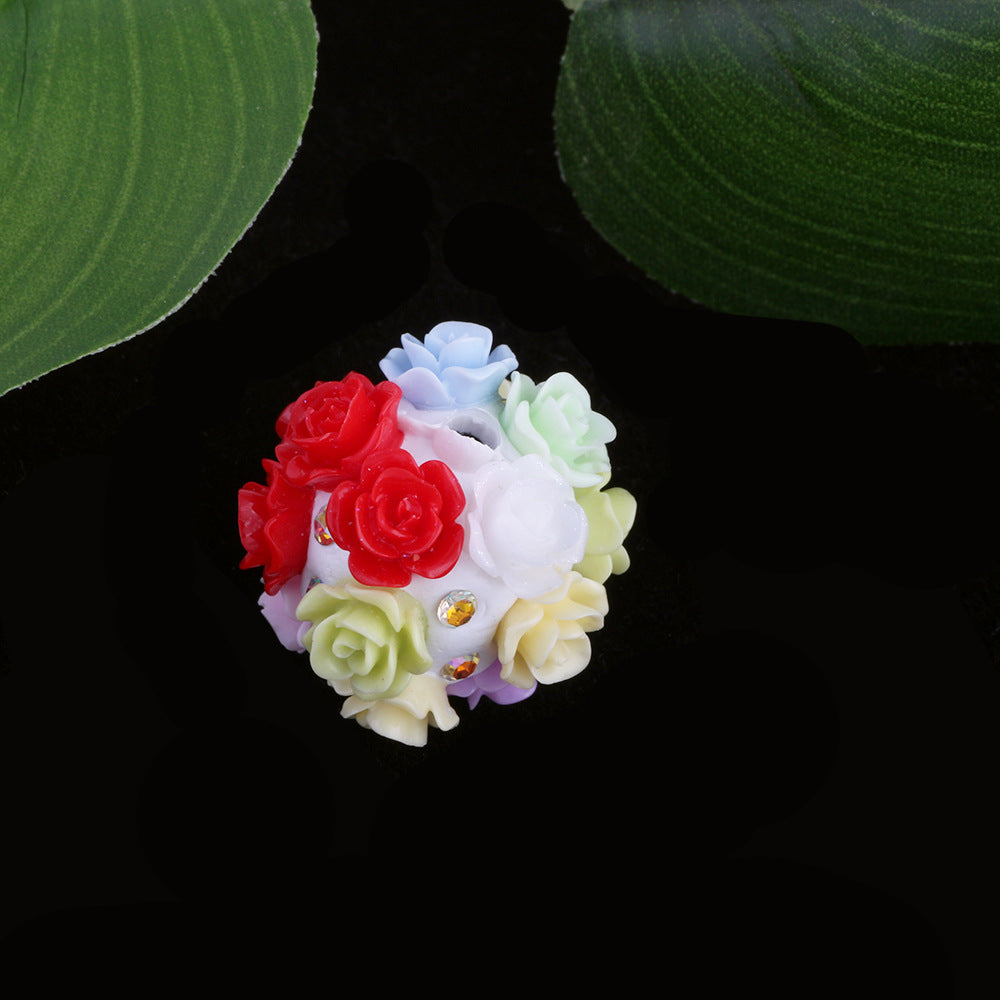 Colorful Flower Cluster Ball Drill Ball