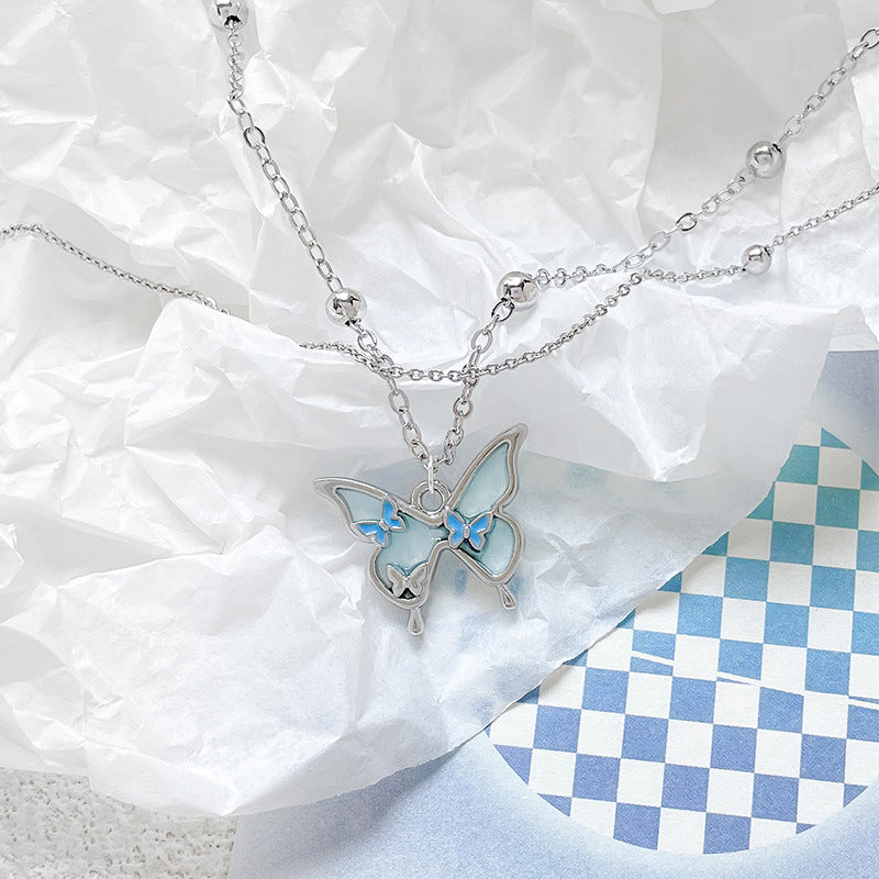 1 pc Alloy Heart Butterfly Cloud Moon Pendant