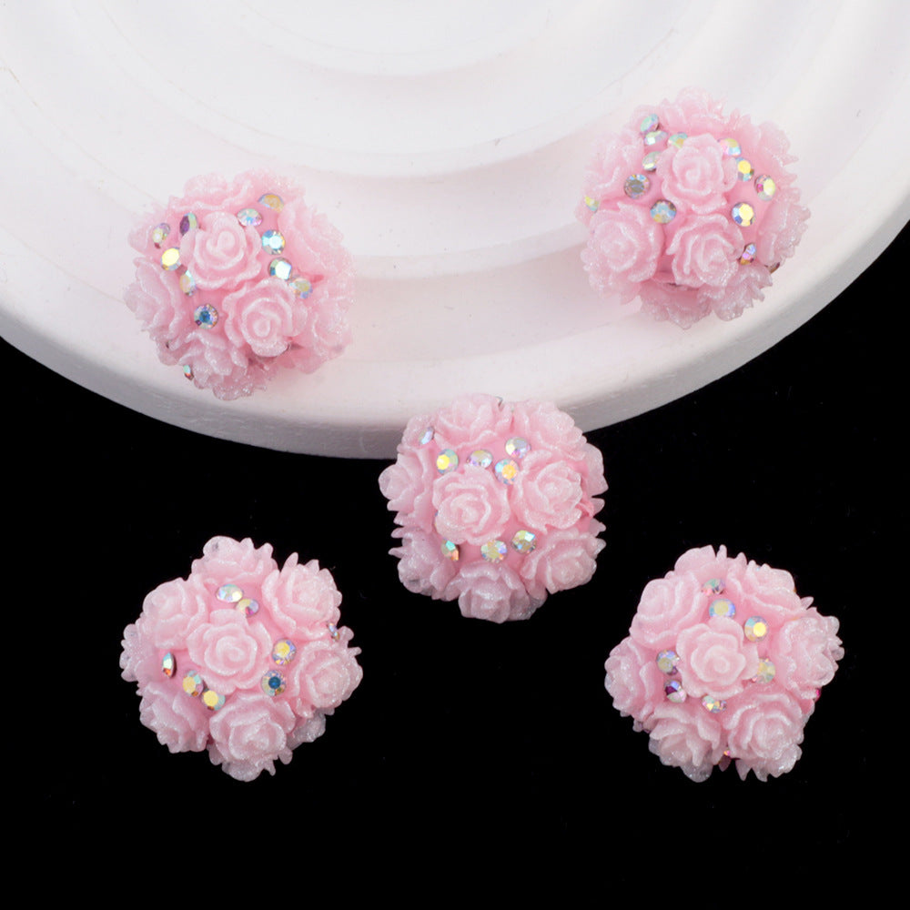 2cm Luminous Inlaid Diamond Flower Ball Diamond Ball