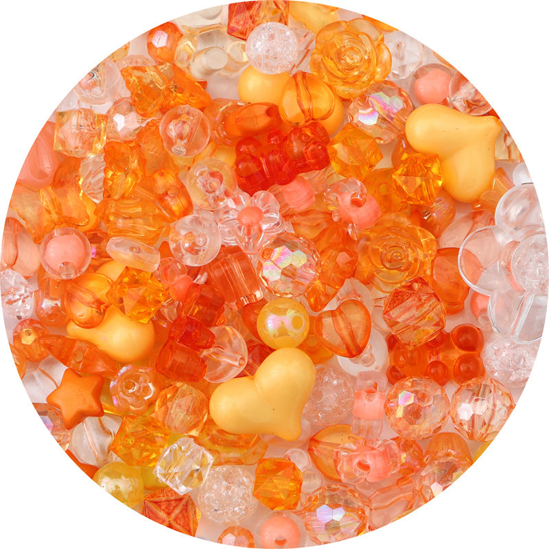 Multi-color Mixed Baroque Style Acrylic Beads