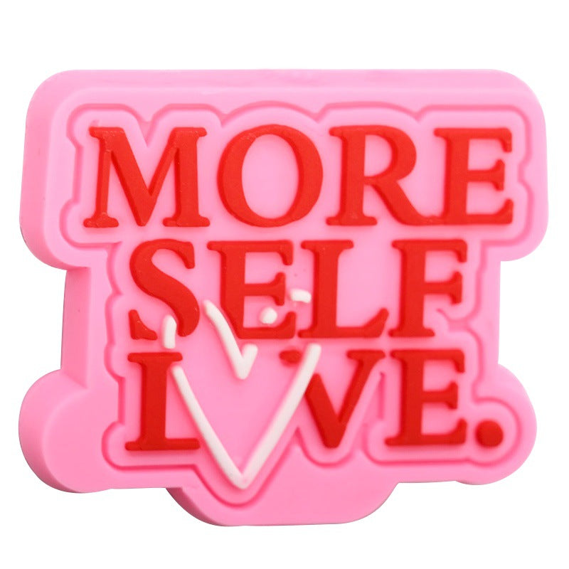 Decorative Beads for Phrases Silicone Focal Beads