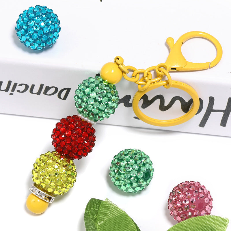 20mm Rhinestone Starry Sky Diamond Ball Bead