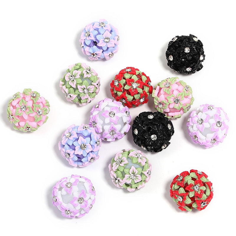 Resin Flower Drill Ball