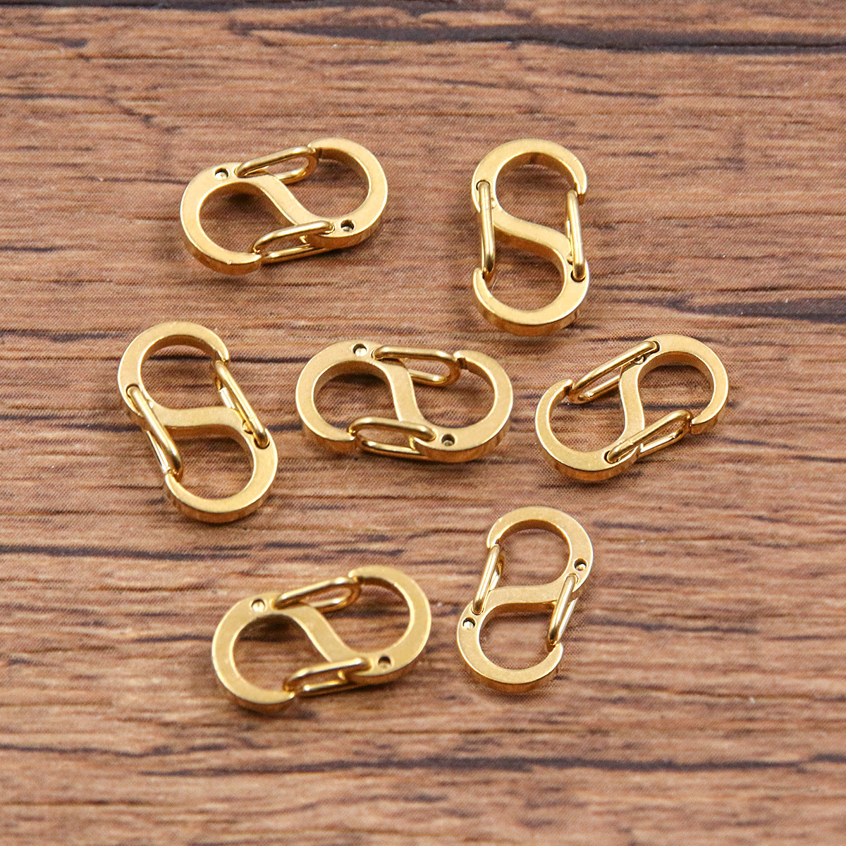 S-Shaped Stainless Steel Figure-8 Buckle Bracelet Necklace Connector