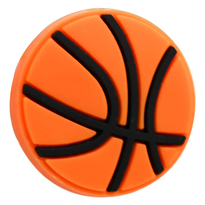 Ball Sports Series Silicone Focal Beads