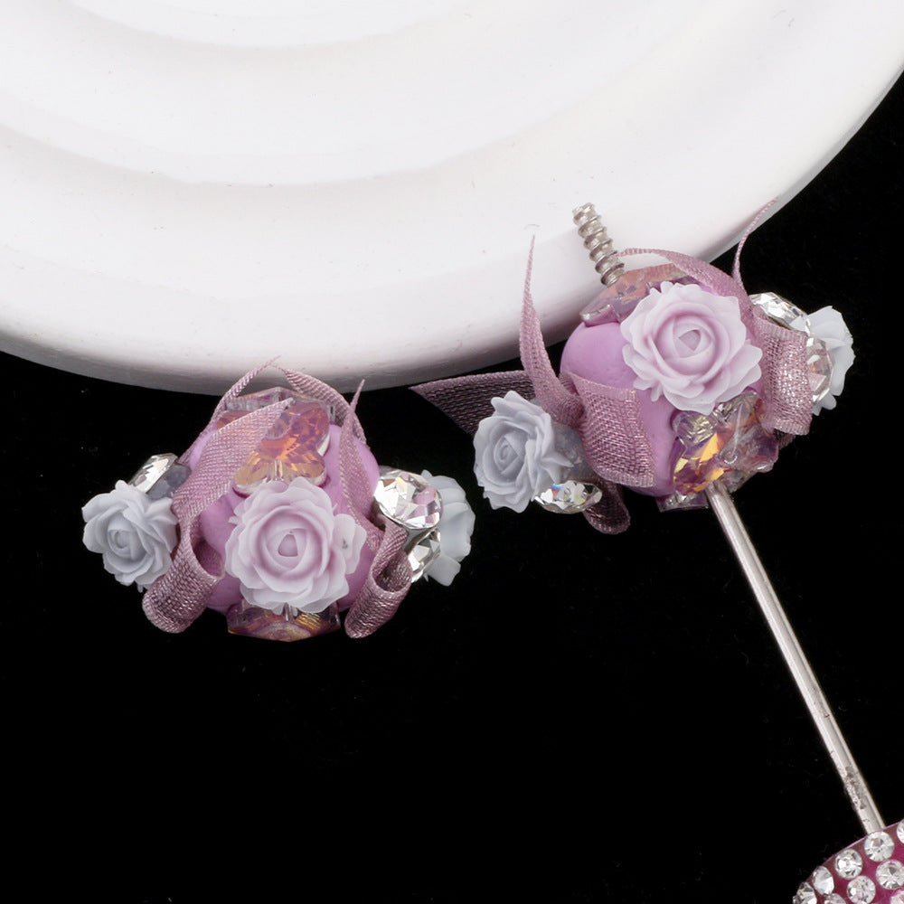 Handmade Cute Ice Cream Rose Flower
