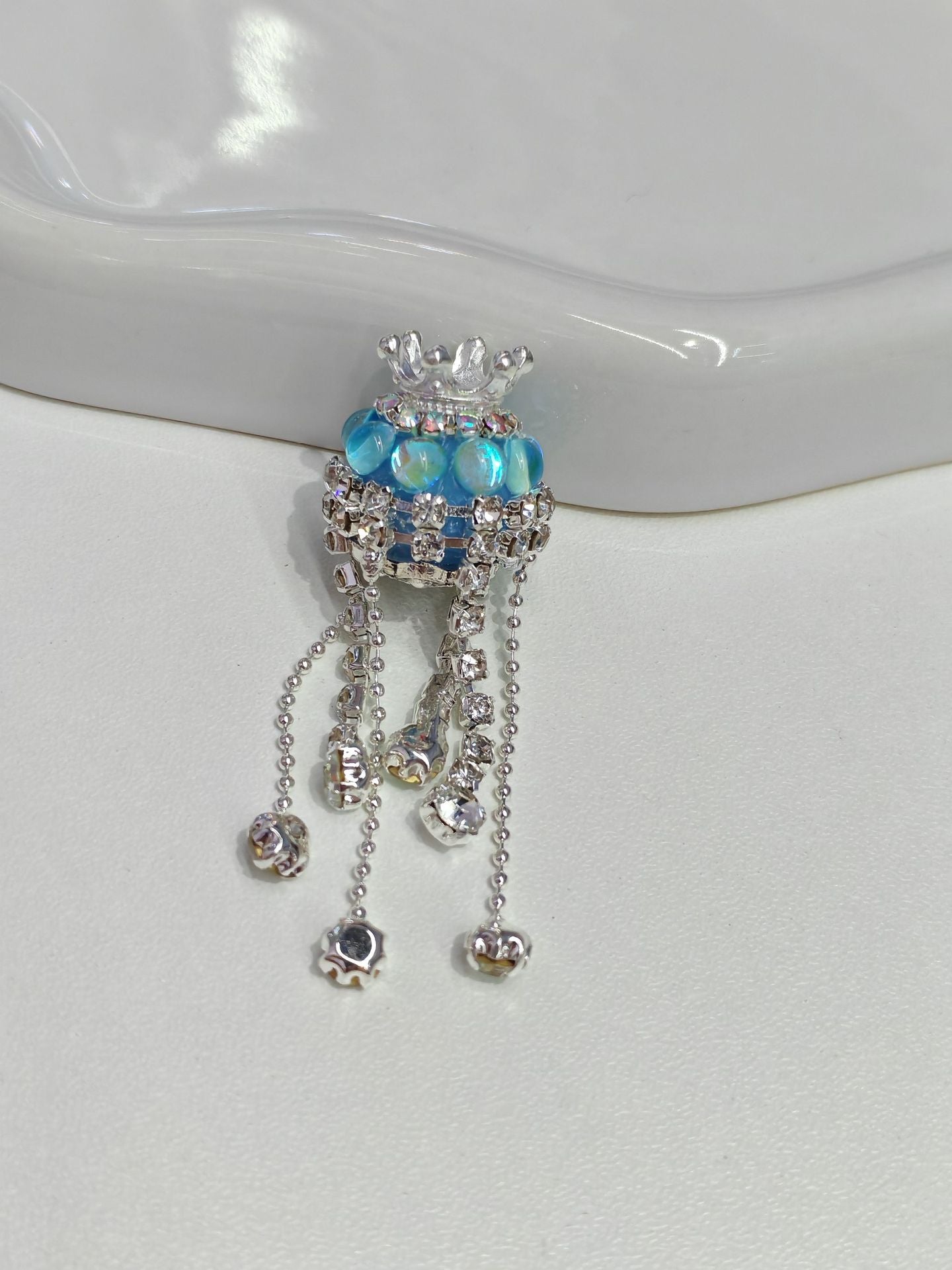 Crown Tassel Diamond Beads