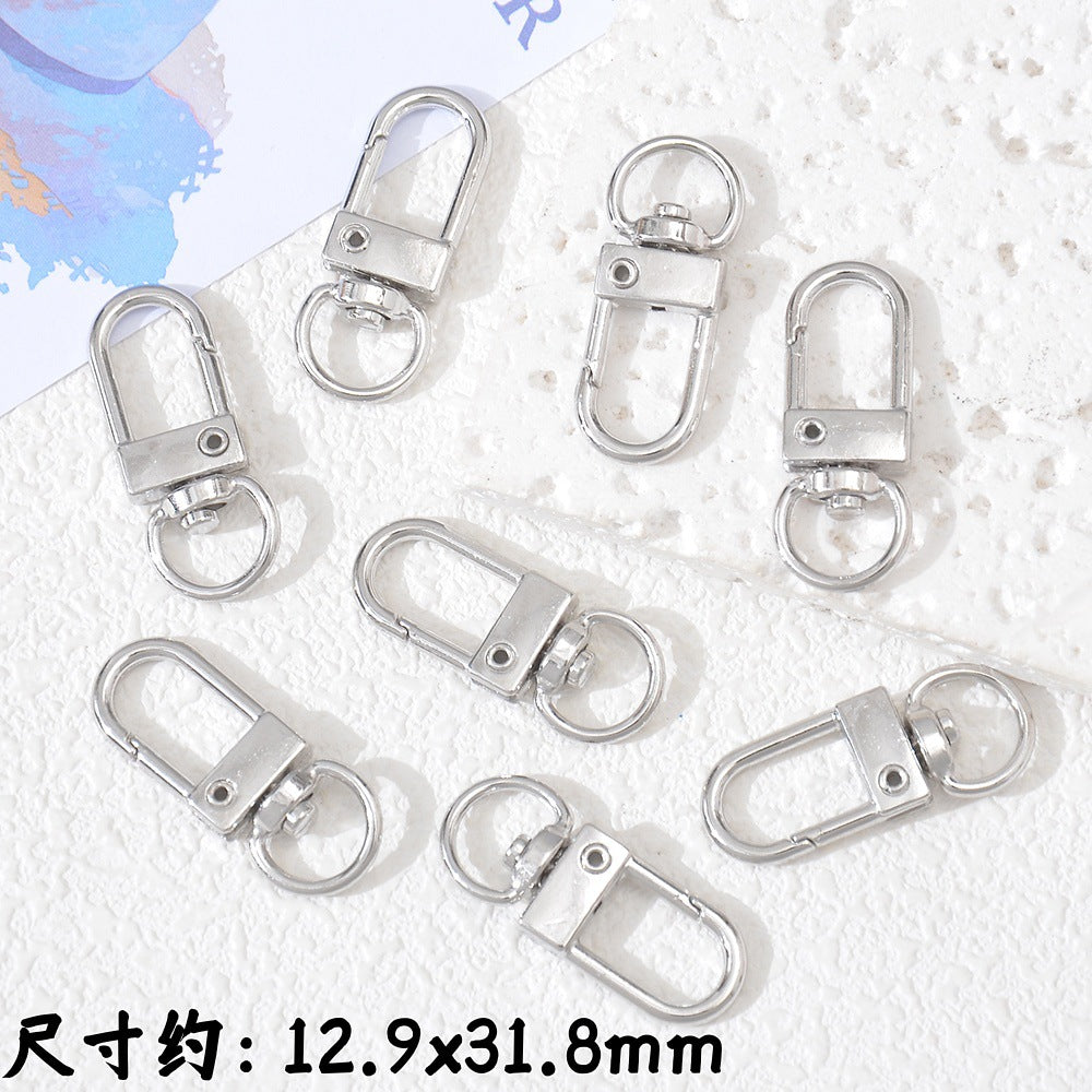 Electroplated Zinc Alloy Small Door Latch Alloy Silver Paint