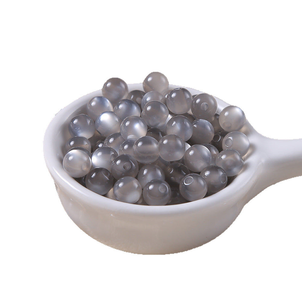 6-12mm cat eye glass beads