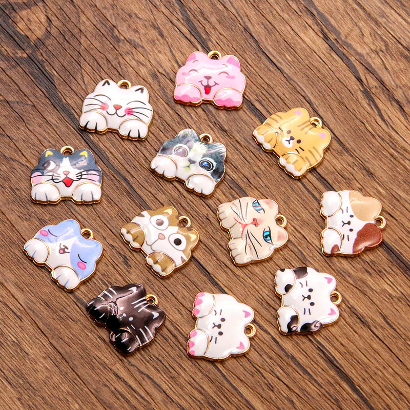 16*18mm Cute Adorable Kitten Charms
