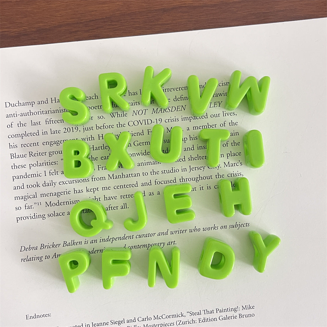 Large Acrylic Letter Beads
