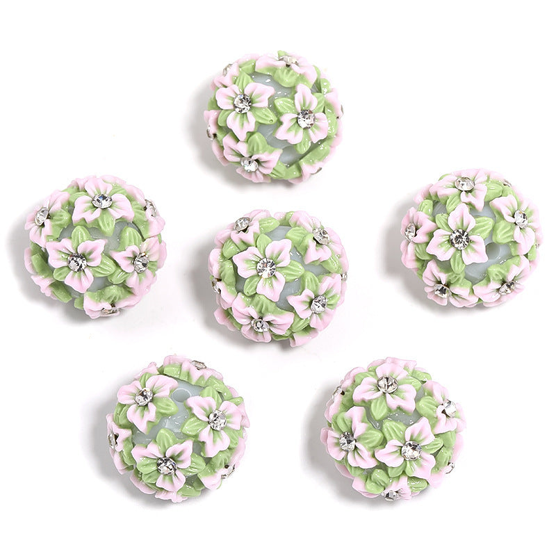 Resin Flower Drill Ball