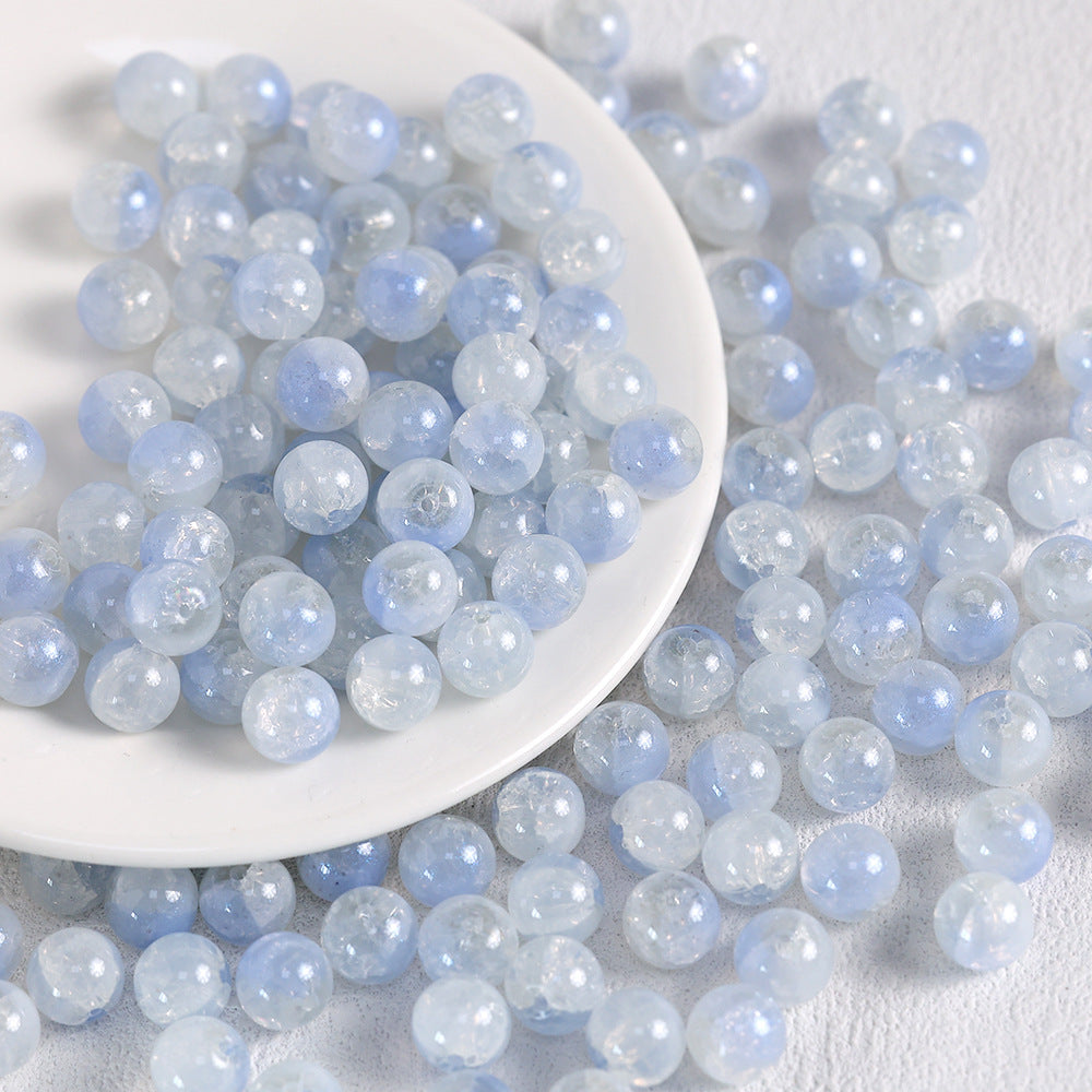 10mm Jade Fragment Glass Beads