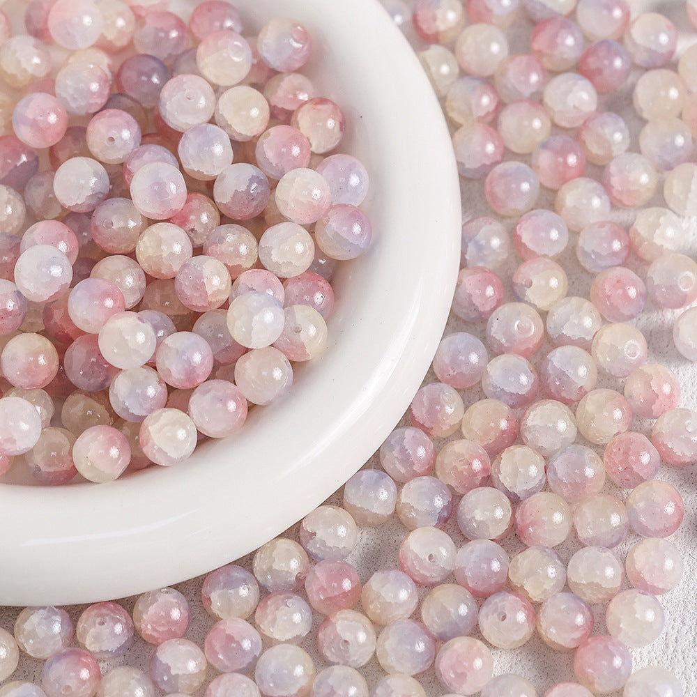 10mm Jade Fragment Glass Beads