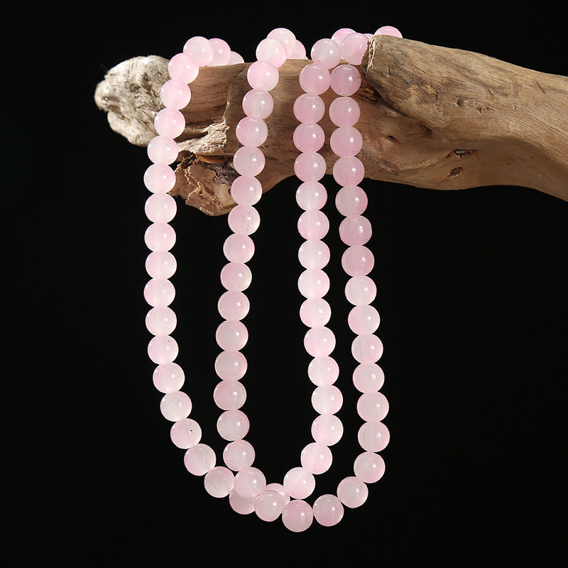 6mm Two-tone Glass Beads Imitation Jade Baking Lacquer Glass Beads