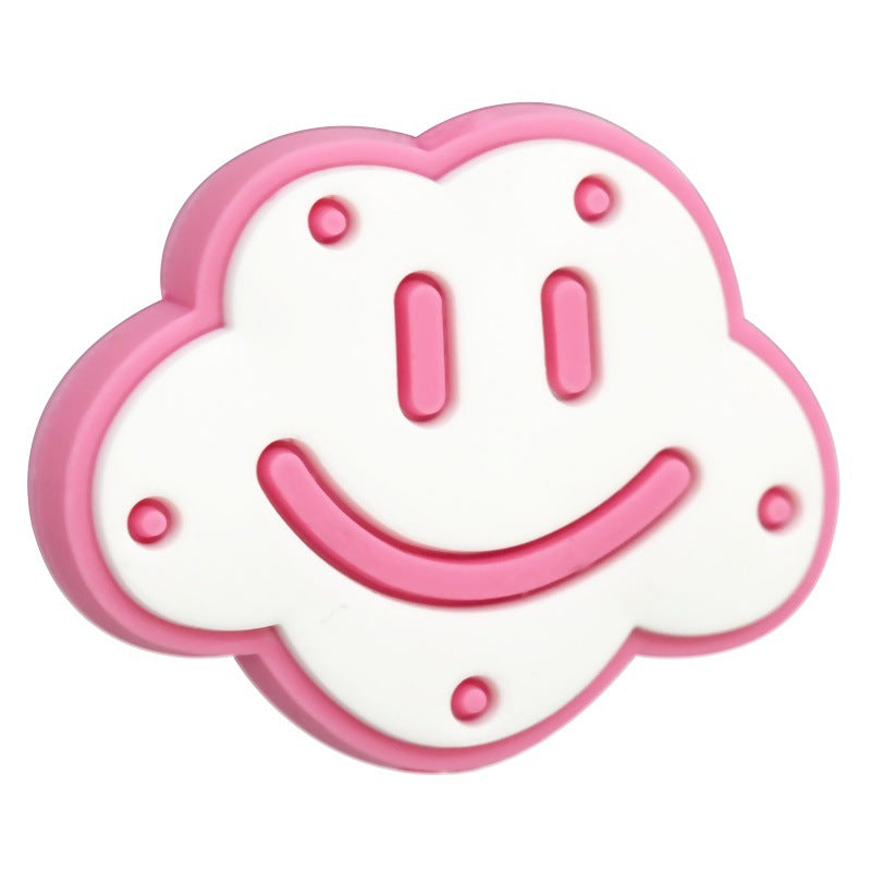 Cartoon Stars and Clouds Silicone Focus Beads
