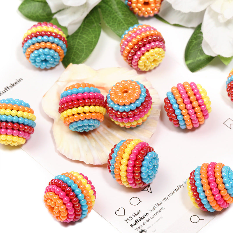 Colorful Round Beads Acrylic beads