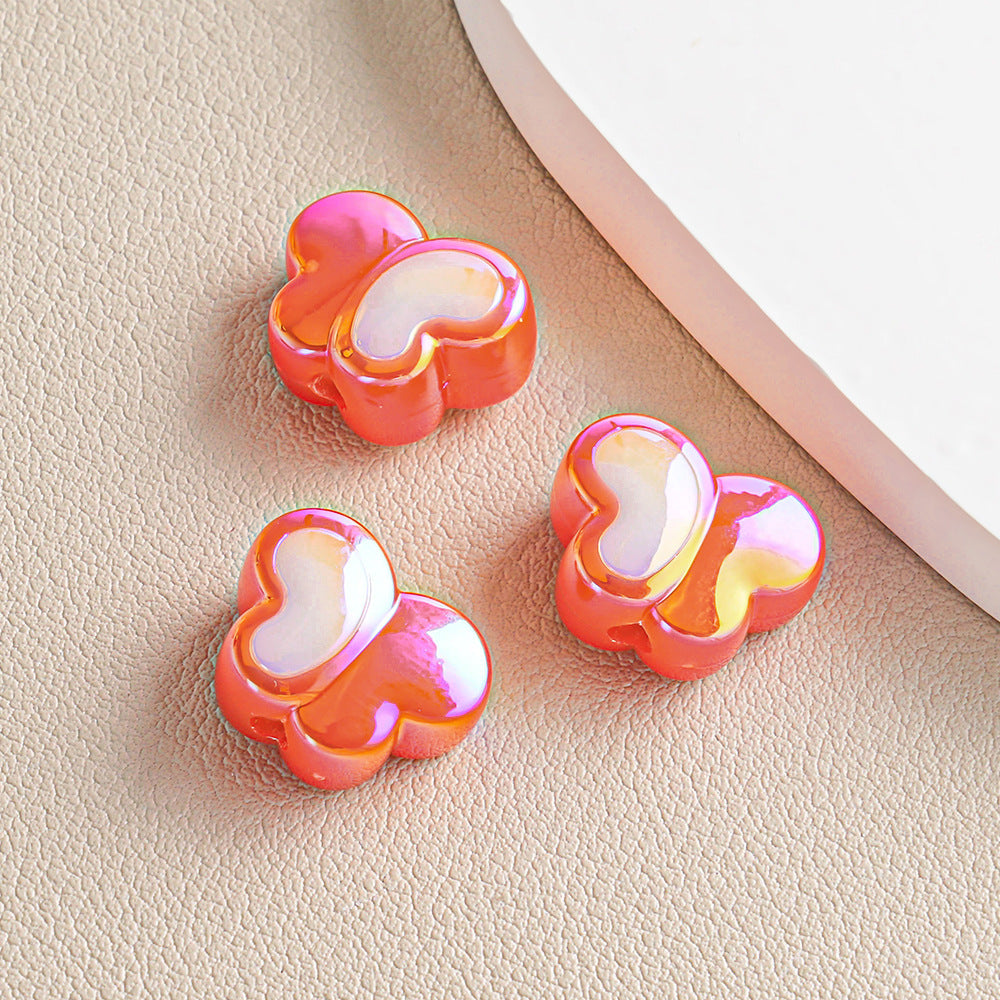 Cartoon Candy Color Butterfly Beads