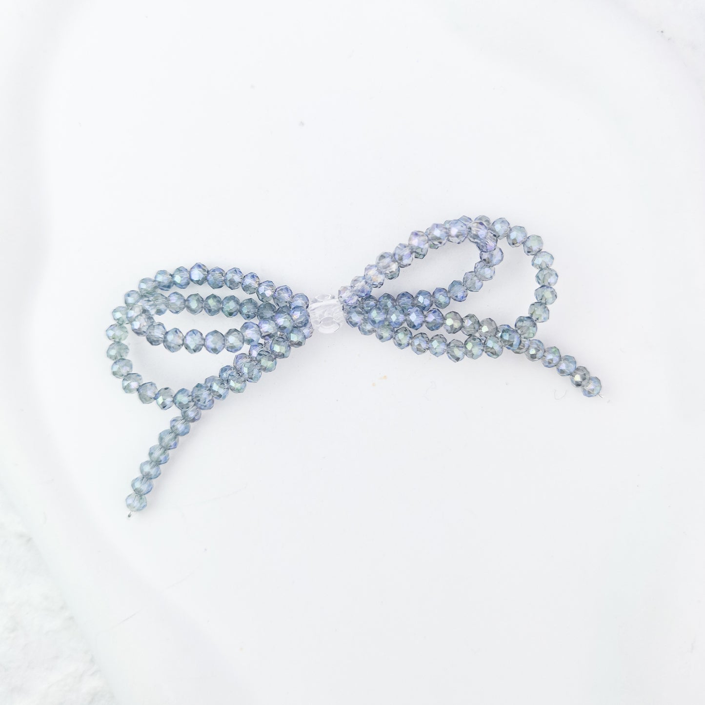 Bling Gorgeous Double-Layer Crystal Pen-Through Bowknot