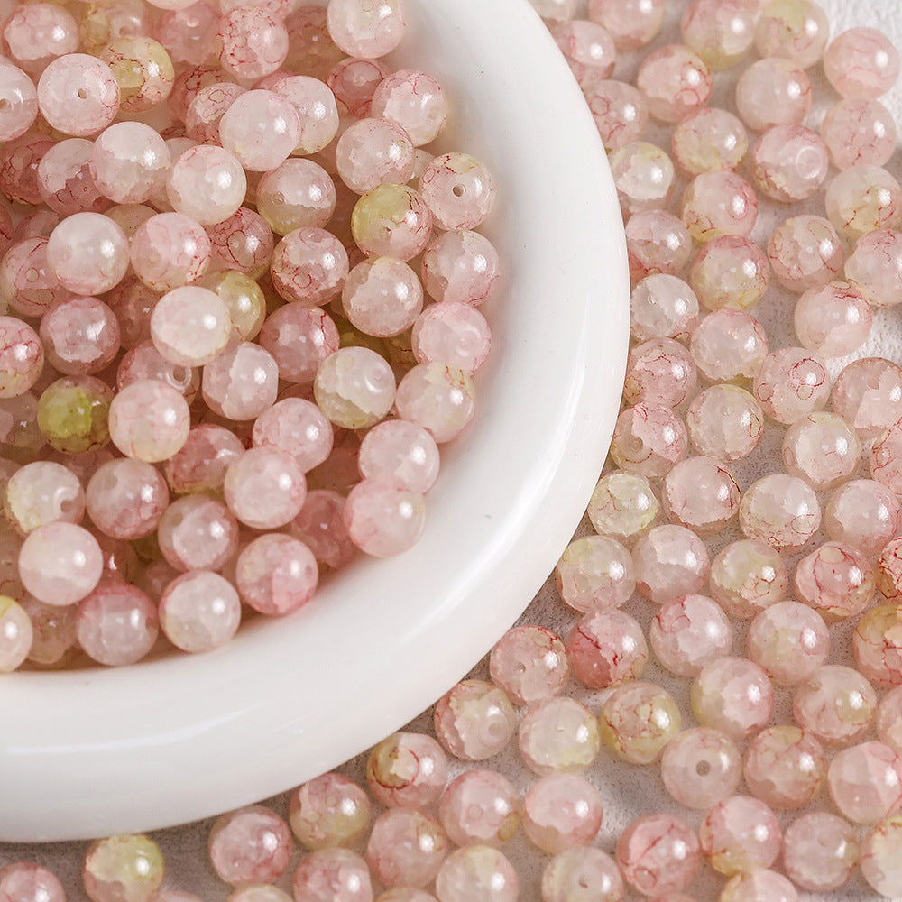 10mm Jade Fragment Glass Beads