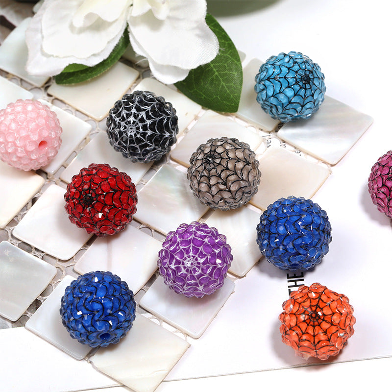 Colorful Resin Drill Beads