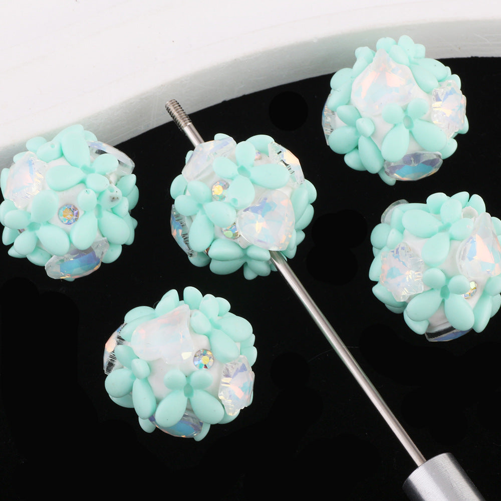 Zircon Butterfly Flower Cluster Ball Diamond Ball
