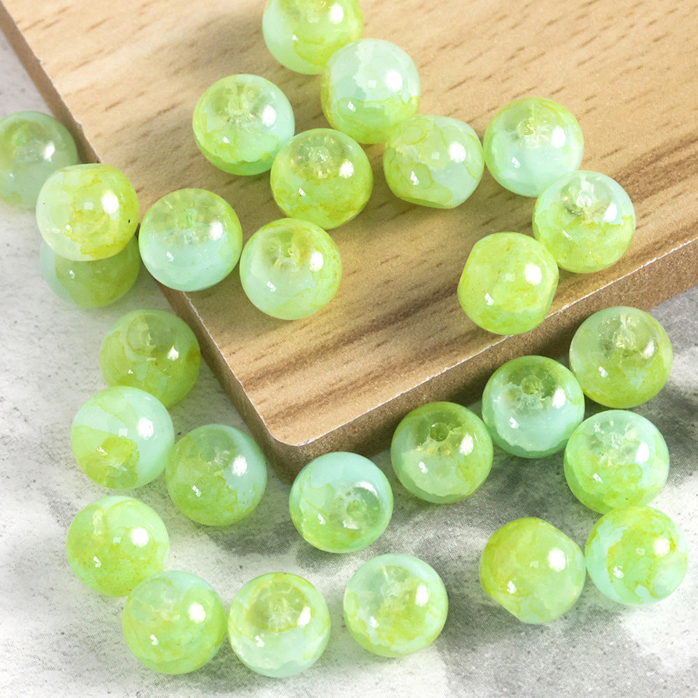 New Chinese Ancient Style Colored Glaze glass beadable beads