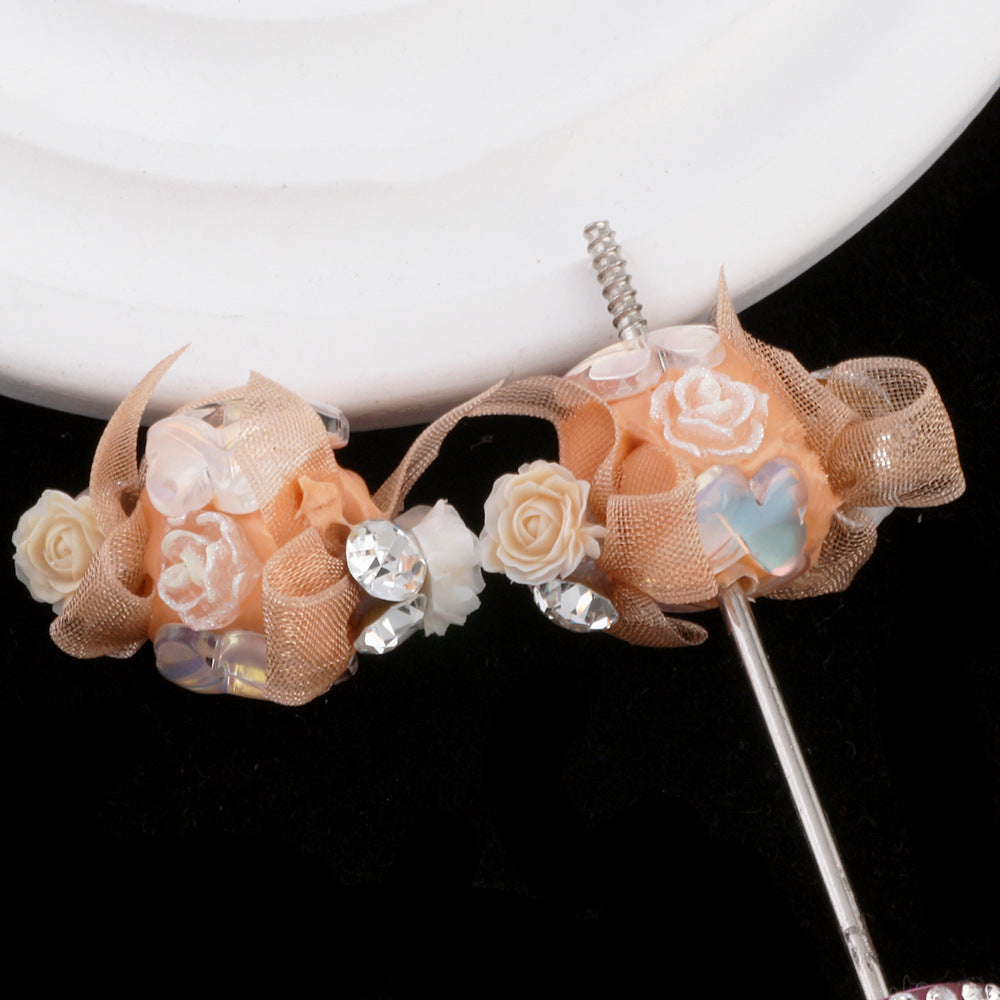 Handmade Cute Ice Cream Rose Flower