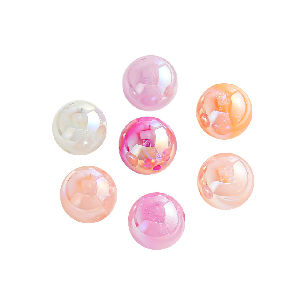 1.5mm Straight Hole Round Beads 16mm Phone Chain Bracelet Bangle Round diy Material