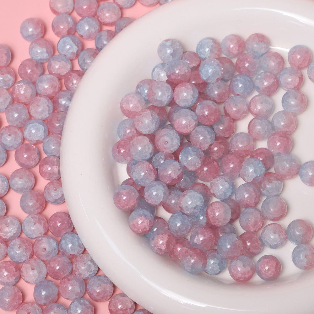 10mm Jade Fragment Glass Beads