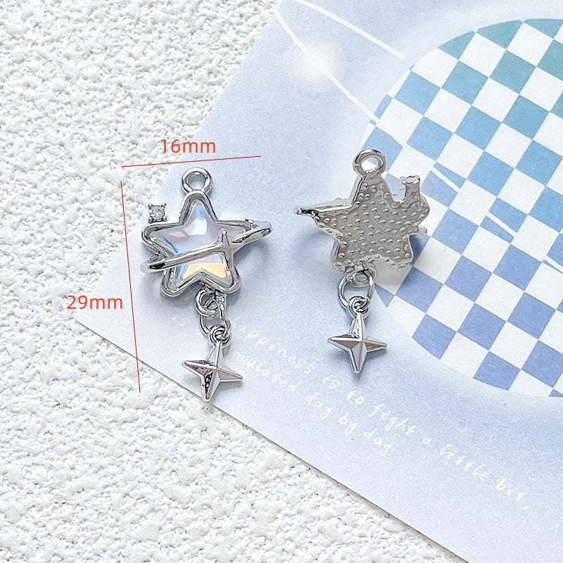 1 pc Alloy Heart Butterfly Cloud Moon Pendant
