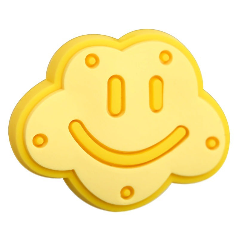 Cartoon Stars and Clouds Silicone Focus Beads