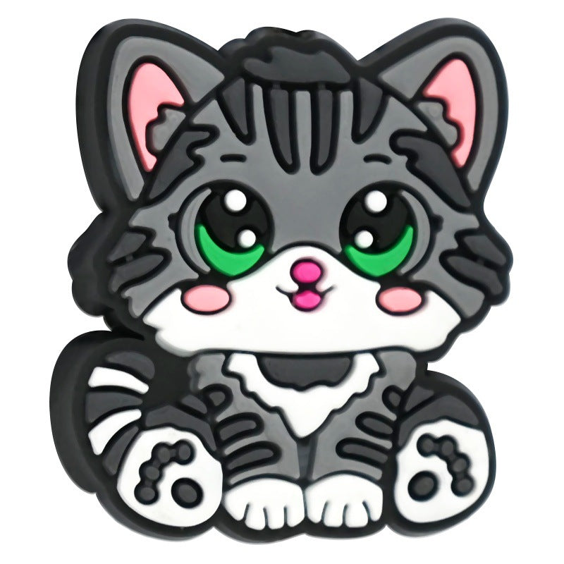 Cartoon Animal Series Silicone Focus Beads