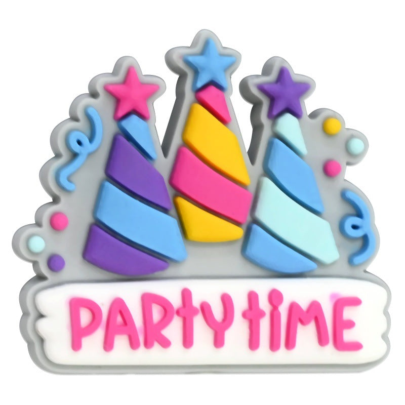 Birthday Party Decoration Silicone Focus Beads