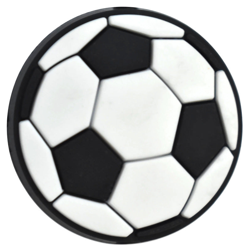 Ball Sports Series Silicone Focal Beads