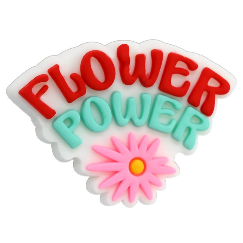 English Phrases Silicone Focus Beads Silicone Focus Beads