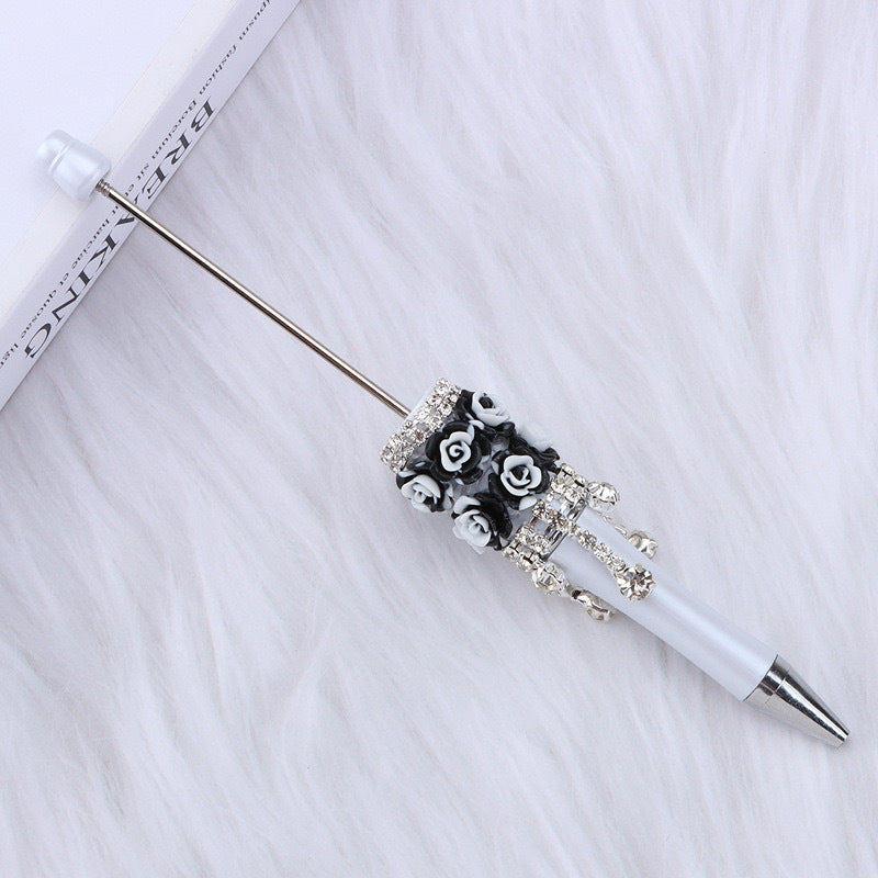 Flower beadable pen