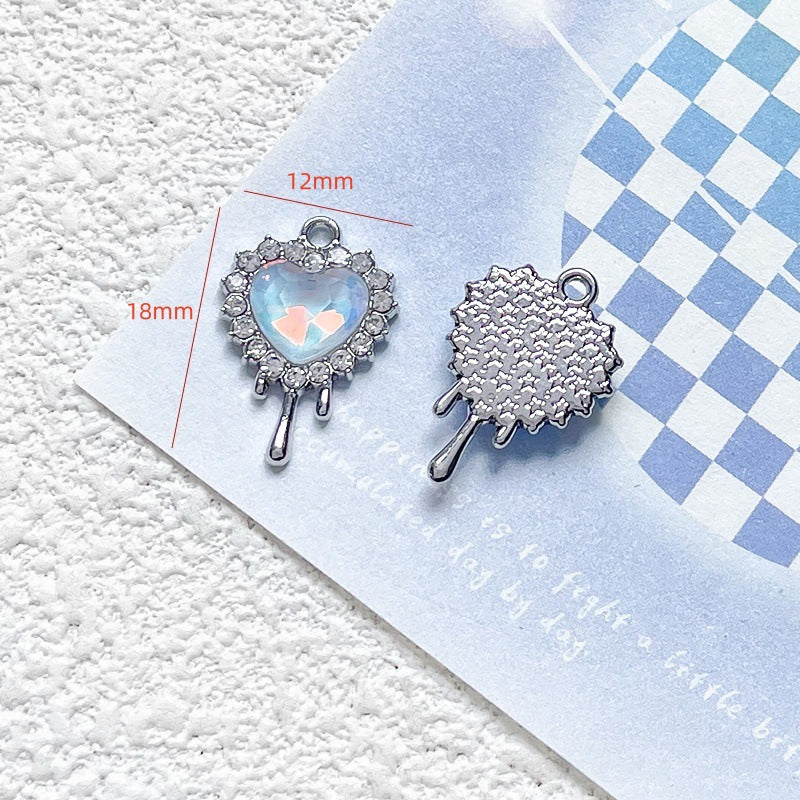 1 pc Alloy Heart Butterfly Cloud Moon Pendant
