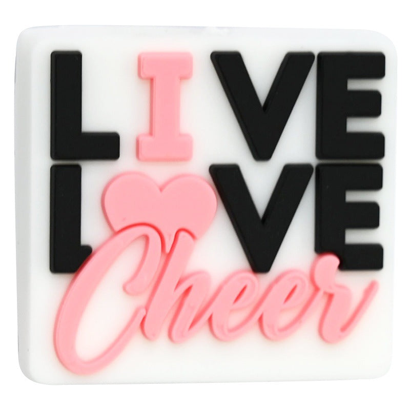 Cheerleading Series Silicone Focus Beads