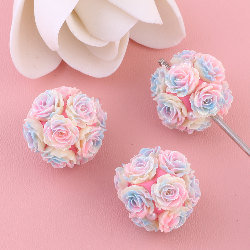 Luminous Artificial Rose Ball